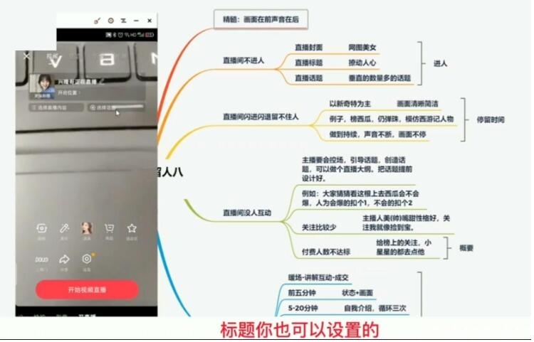 小小·35节新手直播必备课：从养号到引流到变现，学会搭建一个合格的直播间