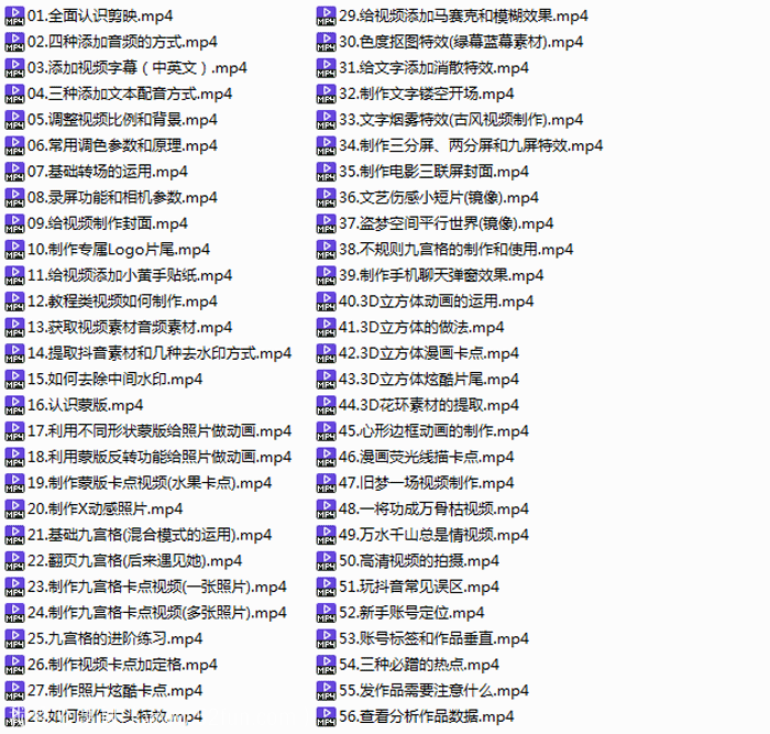 短视频剪辑运营课程 账号+运营+直播